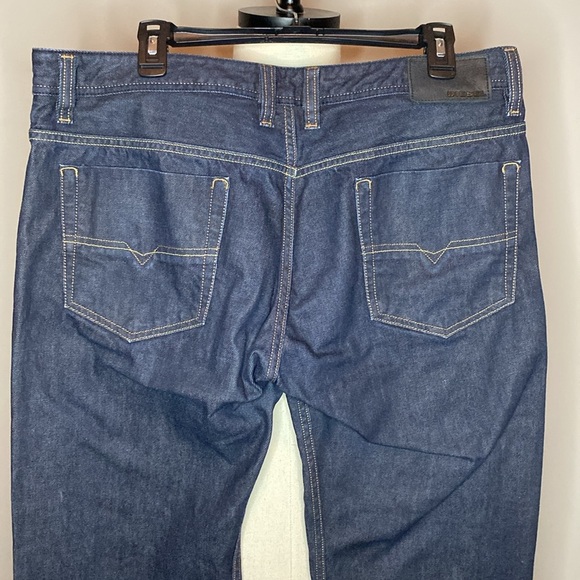 Diesel 'Viker' Regular-Straight Denim Jeans in Dark Blue (36W x 32L) - Picture 7 of 9